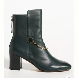 Anthropologie Silent D Chain Ankle Boots